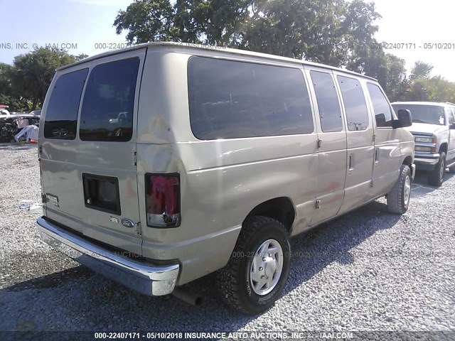 1FBNE3BL8CDA61422 - 2012 FORD ECONOLINE E350 SUPER DUTY WAGON GOLD photo 4