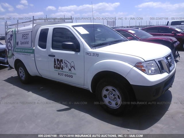 1N6BD0CT4FN757088 - 2015 NISSAN FRONTIER S/SV WHITE photo 1