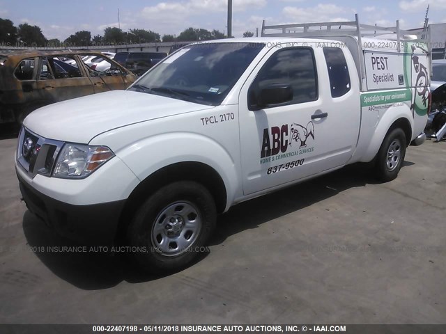 1N6BD0CT4FN757088 - 2015 NISSAN FRONTIER S/SV WHITE photo 2