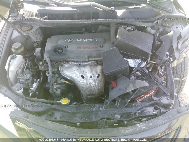 4T4BE46K09R117451 - 2009 TOYOTA CAMRY SE/LE/XLE BLACK photo 10