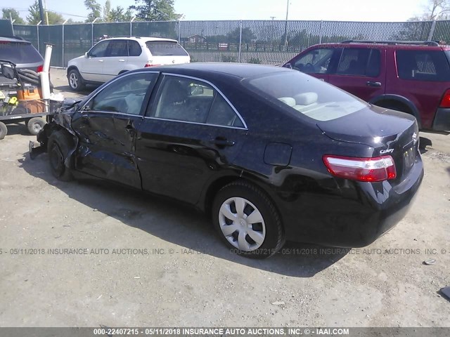 4T4BE46K09R117451 - 2009 TOYOTA CAMRY SE/LE/XLE BLACK photo 3