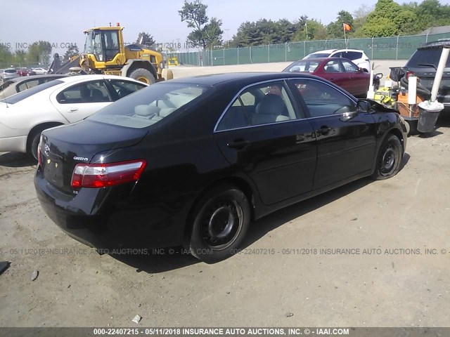 4T4BE46K09R117451 - 2009 TOYOTA CAMRY SE/LE/XLE BLACK photo 4