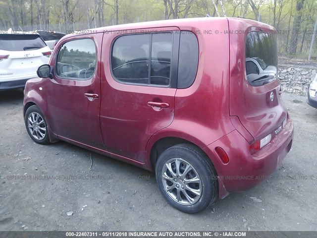 JN8AZ28R79T103246 - 2009 NISSAN CUBE S/SL RED photo 3