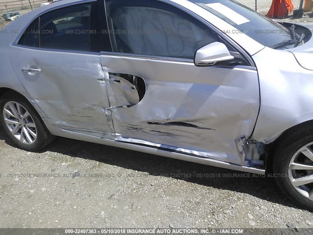 1G11F5SL7FU134070 - 2015 CHEVROLET MALIBU LTZ 银色 照片 6
