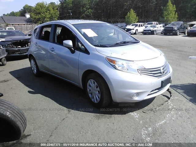 3N1CE2CPXGL390317 - 2016 NISSAN VERSA NOTE S/S PLUS/SV/SL/SR SILVER photo 1