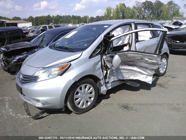 3N1CE2CPXGL390317 - 2016 NISSAN VERSA NOTE S/S PLUS/SV/SL/SR SILVER photo 6