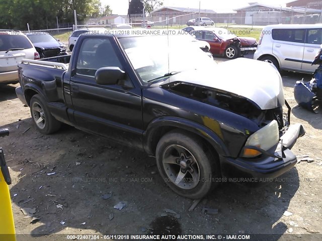 1GTCS145318119523 - 2001 GMC SONOMA BLACK photo 1