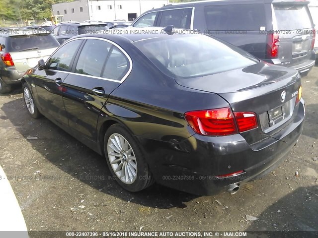 WBAFU7C55CDU65432 - 2012 BMW 535 XI BLACK photo 3