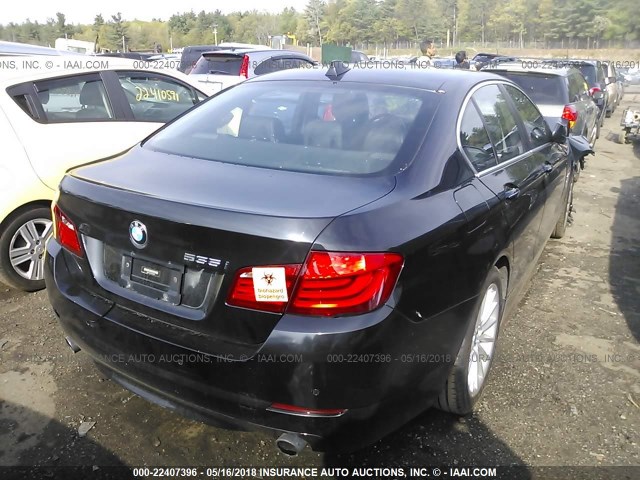 WBAFU7C55CDU65432 - 2012 BMW 535 XI BLACK photo 4