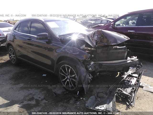 WDCTG4EBXFJ176836 - 2015 MERCEDES-BENZ GLA 250 BROWN photo 1