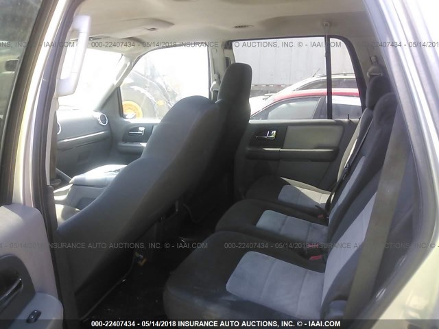 1FMPU15545LA76397 - 2005 FORD EXPEDITION XLT SILVER photo 8