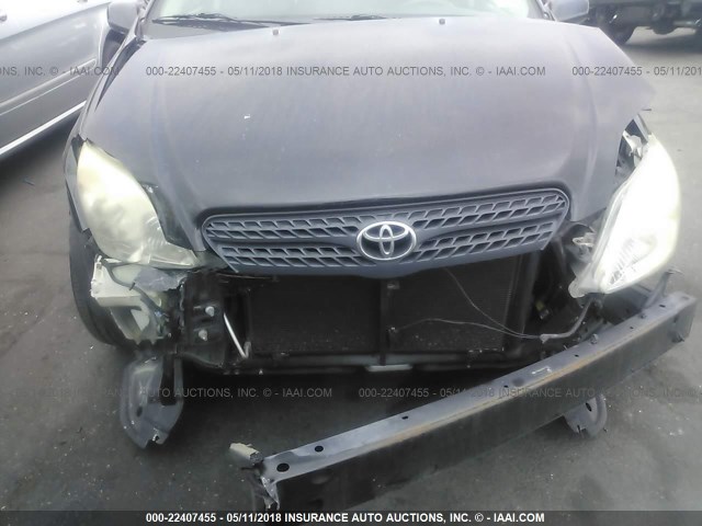 2T1KR32E48C713722 - 2008 TOYOTA COROLLA MATRIX XR BLACK photo 6