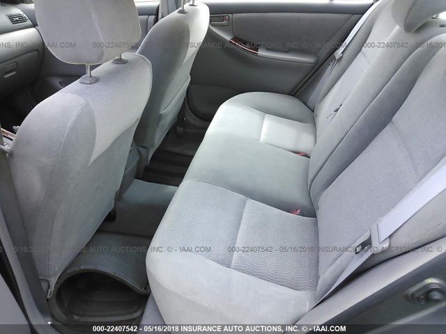 2T1BR32E06C650423 - 2006 TOYOTA COROLLA CE/LE/S GRAY photo 8