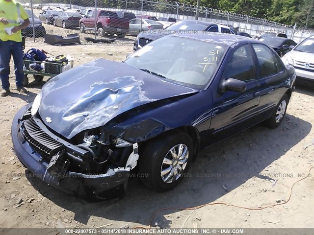 1G1JC524827452662 - 2002 CHEVROLET CAVALIER CNG BLUE photo 2