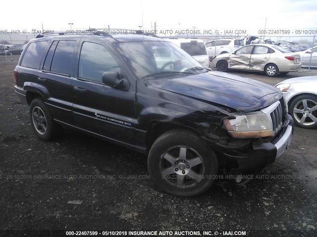 1J4GW48S34C159796 - 2004 JEEP GRAND CHEROKEE LAREDO/COLUMBIA/FREEDOM 黑色 照片 1