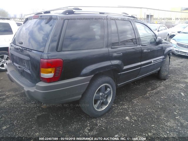 1J4GW48S34C159796 - 2004 JEEP GRAND CHEROKEE LAREDO/COLUMBIA/FREEDOM 黑色 照片 4