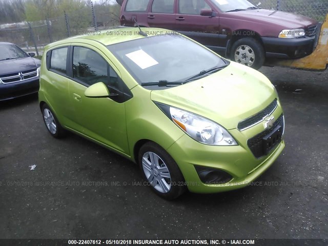 KL8CB6S92DC612901 - 2013 CHEVROLET SPARK LS GREEN photo 1