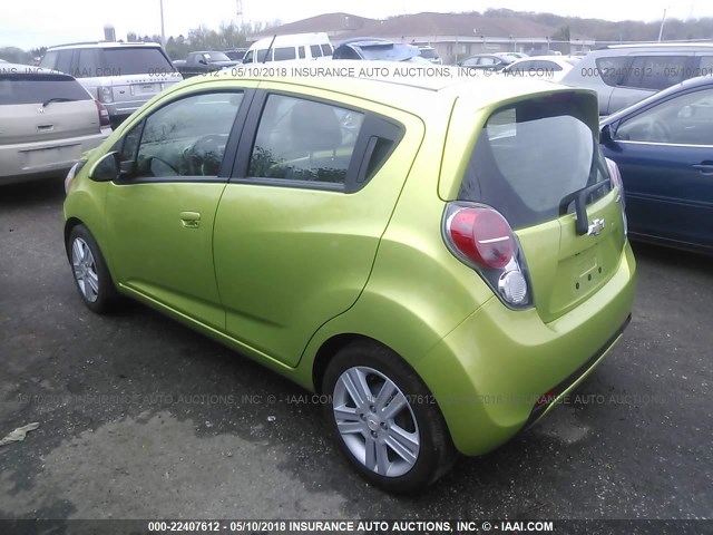 KL8CB6S92DC612901 - 2013 CHEVROLET SPARK LS GREEN photo 3