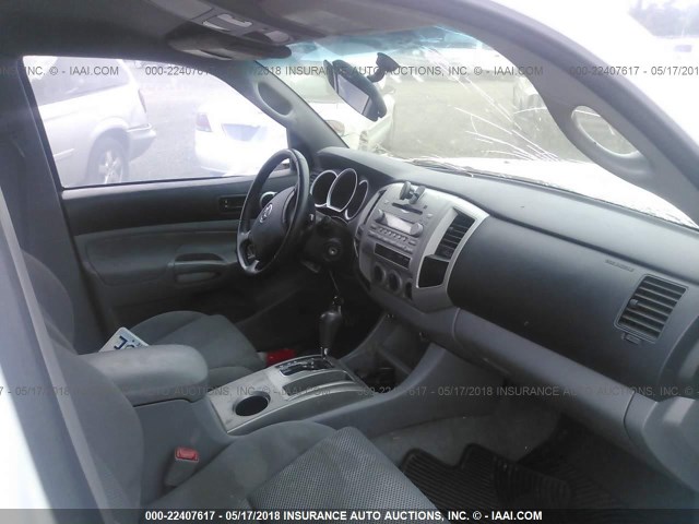 5TELU42N46Z224298 - 2006 TOYOTA TACOMA DOUBLE CAB თეთრი ფოტო 5
