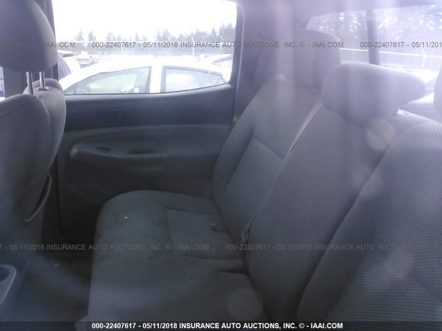 5TELU42N46Z224298 - 2006 TOYOTA TACOMA DOUBLE CAB თეთრი ფოტო 8