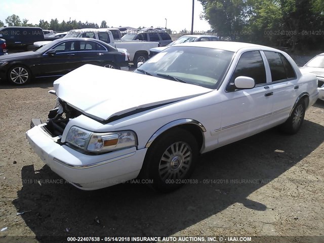 2MEFM75V26X651683 - 2006 MERCURY GRAND MARQUIS LS WHITE photo 2