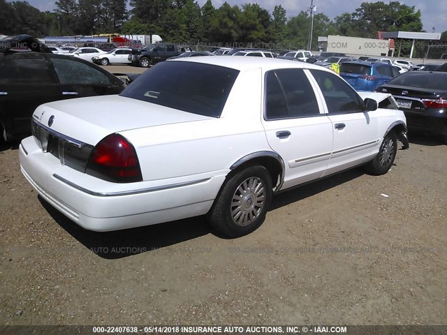 2MEFM75V26X651683 - 2006 MERCURY GRAND MARQUIS LS WHITE photo 4