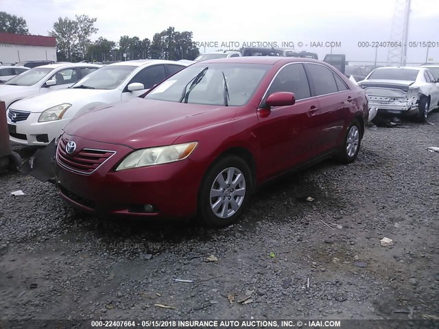JTNBK46K373009332 - 2007 TOYOTA CAMRY NEW GENERAT LE/XLE/SE RED photo 2