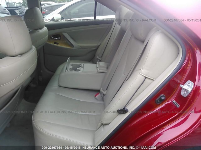JTNBK46K373009332 - 2007 TOYOTA CAMRY NEW GENERAT LE/XLE/SE RED photo 8