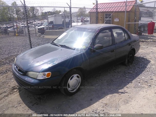 2T1BR12E2XC189716 - 1999 TOYOTA COROLLA VE/CE/LE 青绿色 照片 2