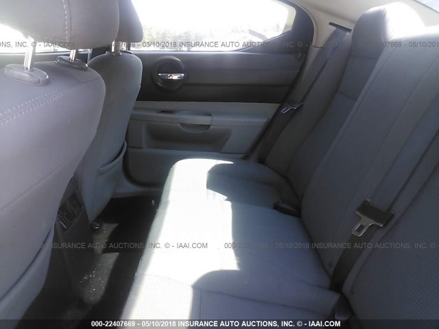 2B3KA43R77H779122 - 2007 DODGE CHARGER SE/SXT GRAY photo 8