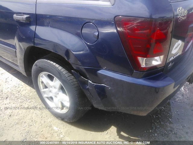 1J4GR48K15C686955 - 2005 JEEP GRAND CHEROKEE LAREDO/COLUMBIA/FREEDOM 蓝色 照片 6