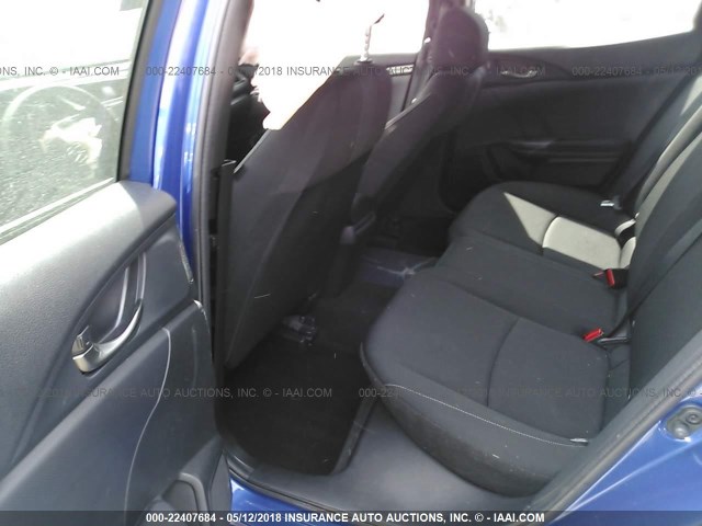 SHHFK7H41HU212986 - 2017 HONDA CIVIC SPORT Կապույտ լուսանկար 8