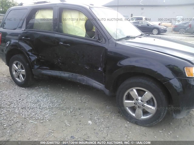 1FMCU94G89KB09462 - 2009 FORD ESCAPE LIMITED BLACK photo 6