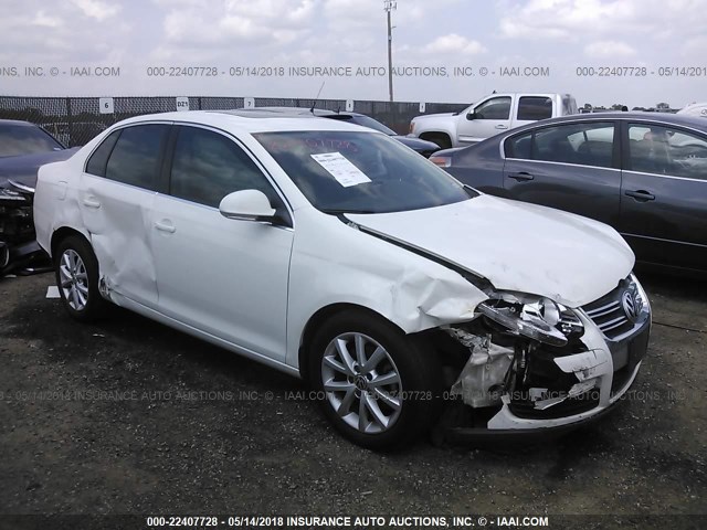 3VWRX7AJ7AM033916 - 2010 VOLKSWAGEN JETTA SE/SEL Ақ фото 1