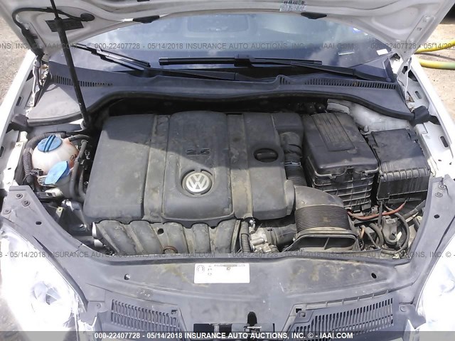 3VWRX7AJ7AM033916 - 2010 VOLKSWAGEN JETTA SE/SEL Ақ фото 10