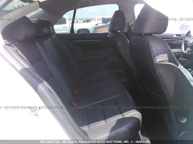 3VWRX7AJ7AM033916 - 2010 VOLKSWAGEN JETTA SE/SEL Ақ фото 8