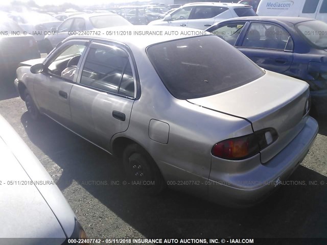 1NXBR12E1XZ237107 - 1999 TOYOTA COROLLA VE/CE/LE 金色 照片 3
