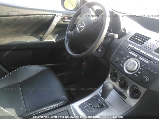 JM1BL1SF1A1333083 - 2010 MAZDA 3 I BLACK photo 5