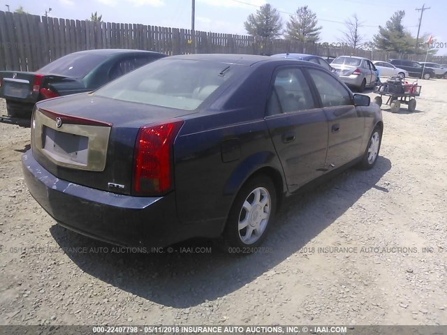 1G6DM57N230135251 - 2003 CADILLAC CTS BLUE photo 4