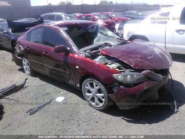 JM1BK32G481116614 - 2008 MAZDA 3 I RED photo 1