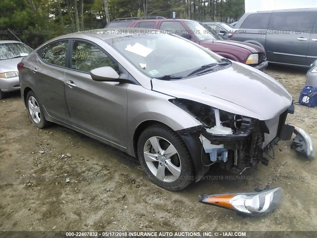 5NPDH4AE3BH043149 - 2011 HYUNDAI ELANTRA GLS/LIMITED BROWN photo 1