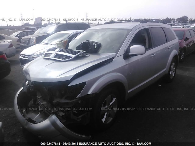 3D4GG57V79T560934 - 2009 DODGE JOURNEY SXT GRAY photo 2