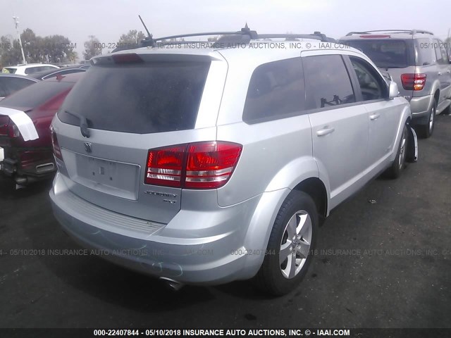 3D4GG57V79T560934 - 2009 DODGE JOURNEY SXT GRAY photo 4