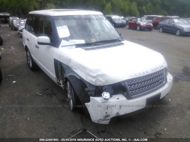 SALMF1D46AA311505 - 2010 LAND ROVER RANGE ROVER HSE LUXURY WHITE photo 1