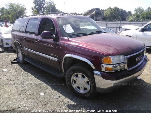 3GKEC16Z94G161428 - 2004 GMC YUKON XL C1500 MAROON photo 1