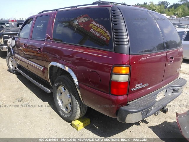 3GKEC16Z94G161428 - 2004 GMC YUKON XL C1500 MAROON photo 3