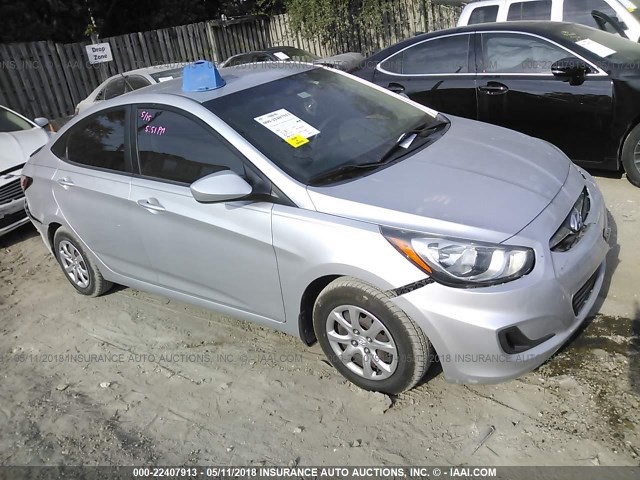 KMHCT4AE7DU534368 - 2013 HYUNDAI ACCENT GLS/GS SILVER photo 1