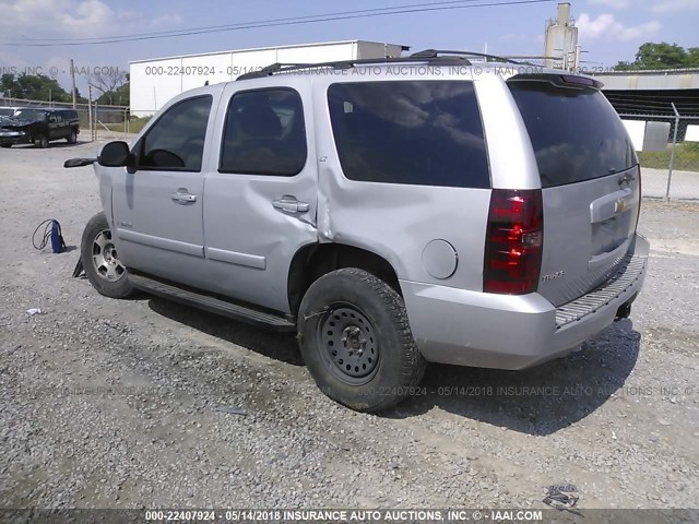 1GNFC13J77R108432 - 2007 CHEVROLET TAHOE C1500 SILVER photo 3