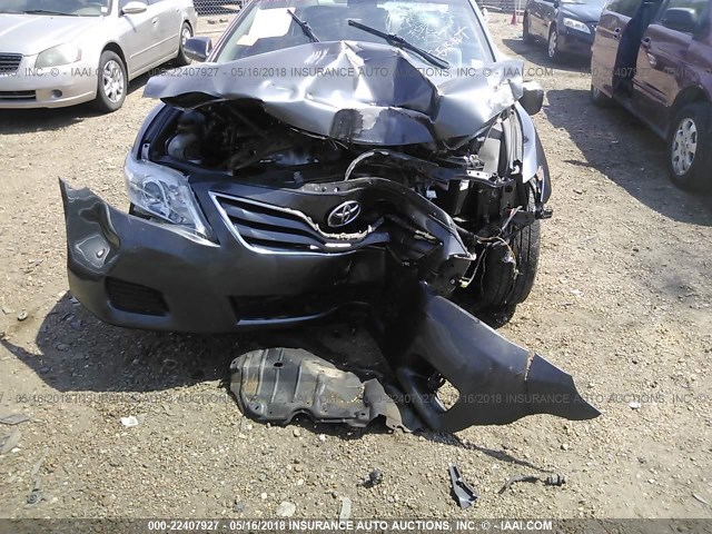 4T4BF3EK3AR042970 - 2010 TOYOTA CAMRY SE/LE/XLE GRAY photo 6