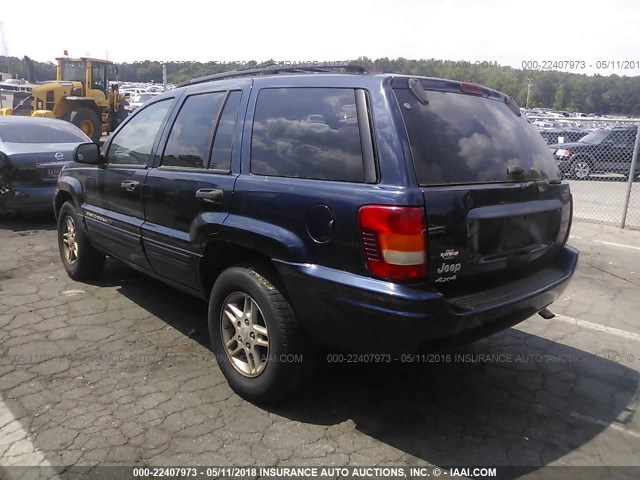 1J4GW48SX4C244179 - 2004 JEEP GRAND CHEROKEE LAREDO/COLUMBIA/FREEDOM 蓝色 照片 3